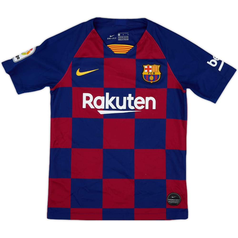 2019-20 Barcelona Home Shirt - 9/10 - (M.Boys)