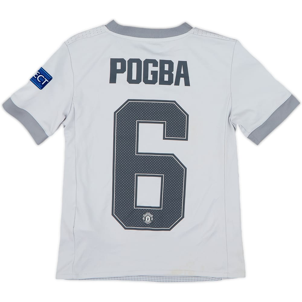 2017-18 Manchester United Third Shirt Pogba #6 - 9/10 - (S.Boys)