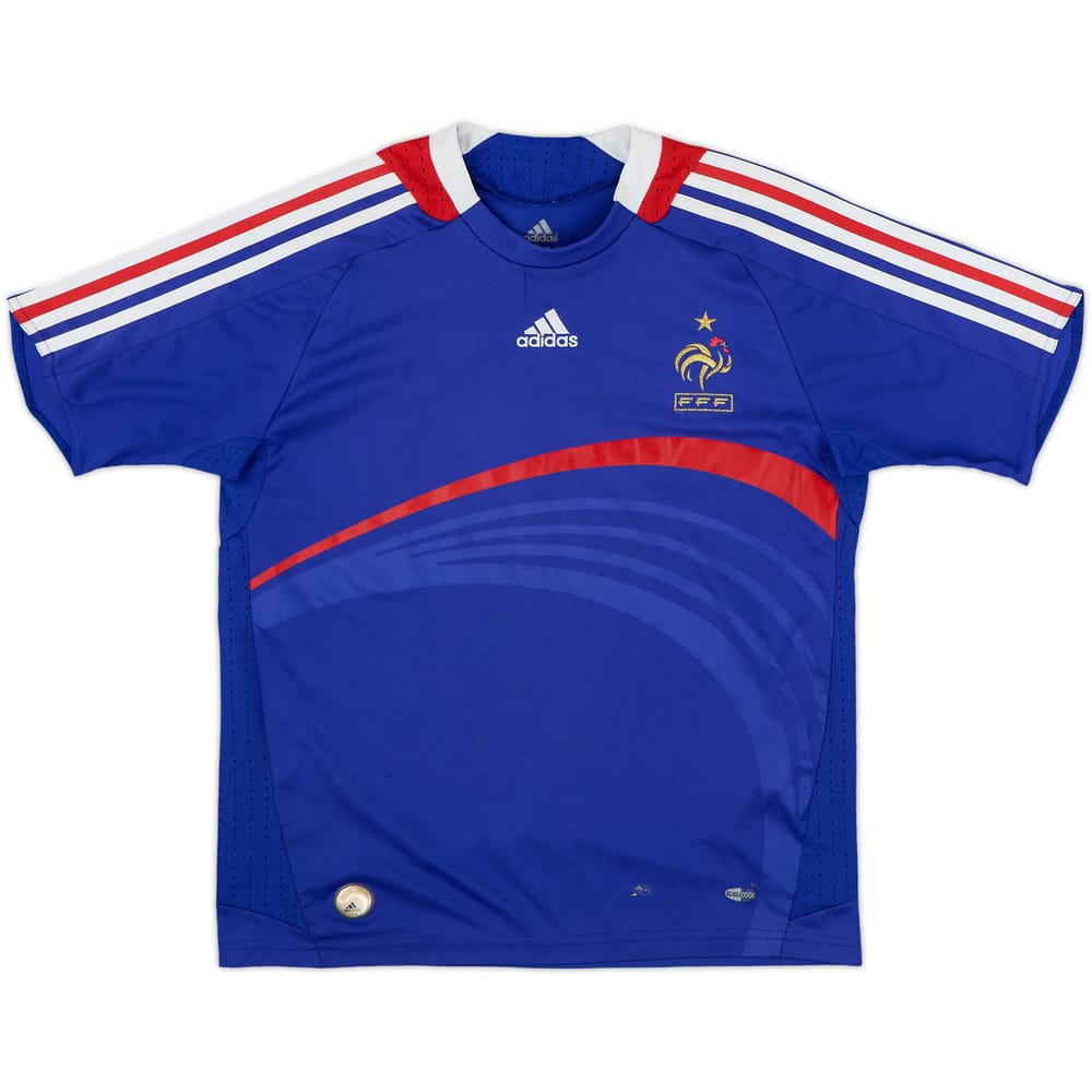 2007-08 France Home Shirt - 7/10 - (M.Boys)