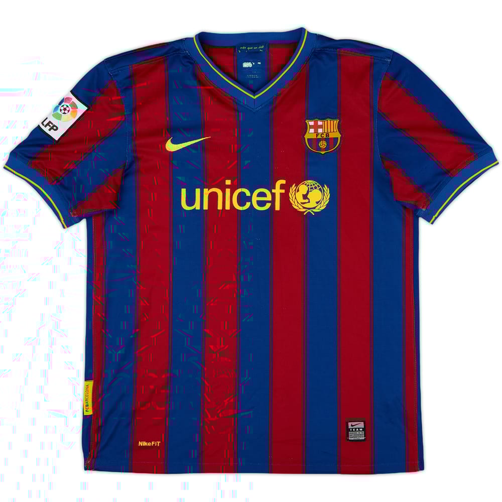 2009-10 Barcelona Home Shirt - 6/10 - (XL.Boys)