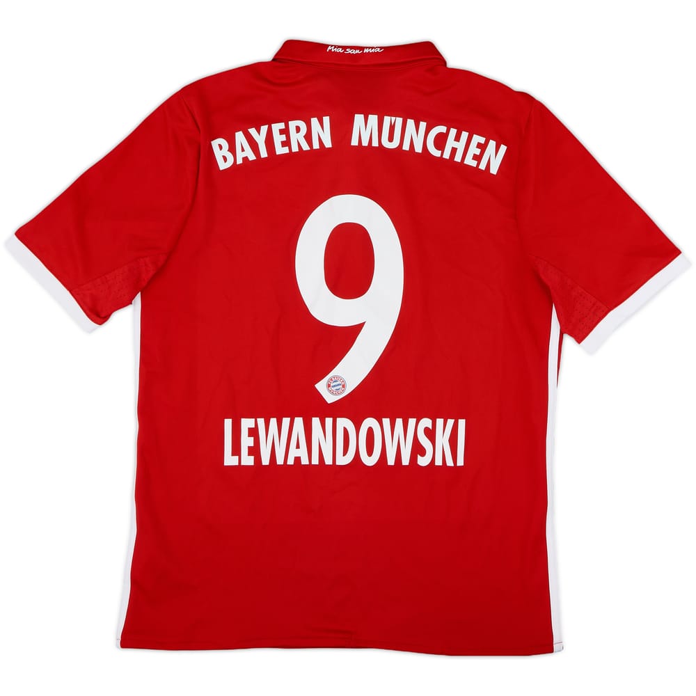 2015-16 Bayern Munich Home Shirt Lewandowski #9 - 6/10 - (XL.Boys)