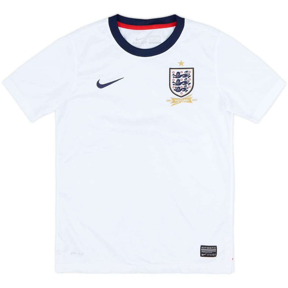 2013 England 150th Anniversary Home Shirt - 9/10 - (M.Boys)