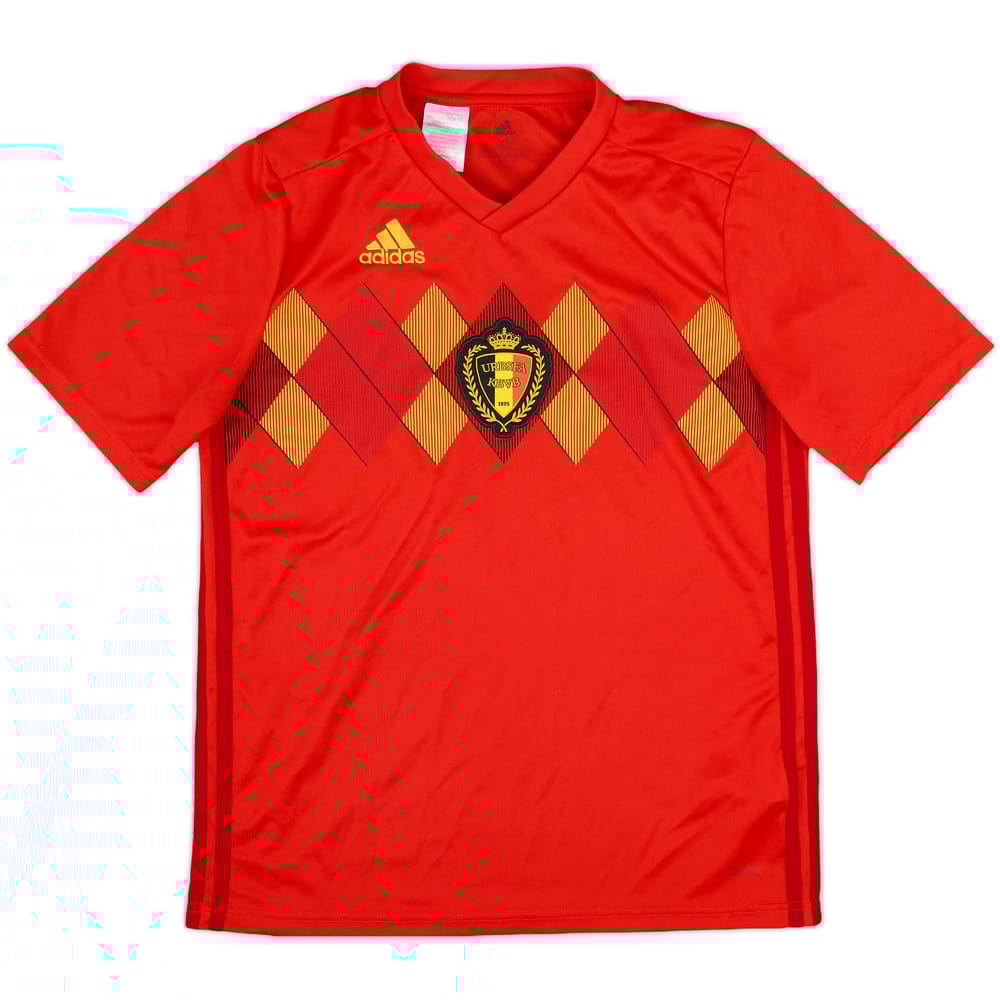 2018-19 Belgium Home Shirt - 9/10 - (XL.Boys)