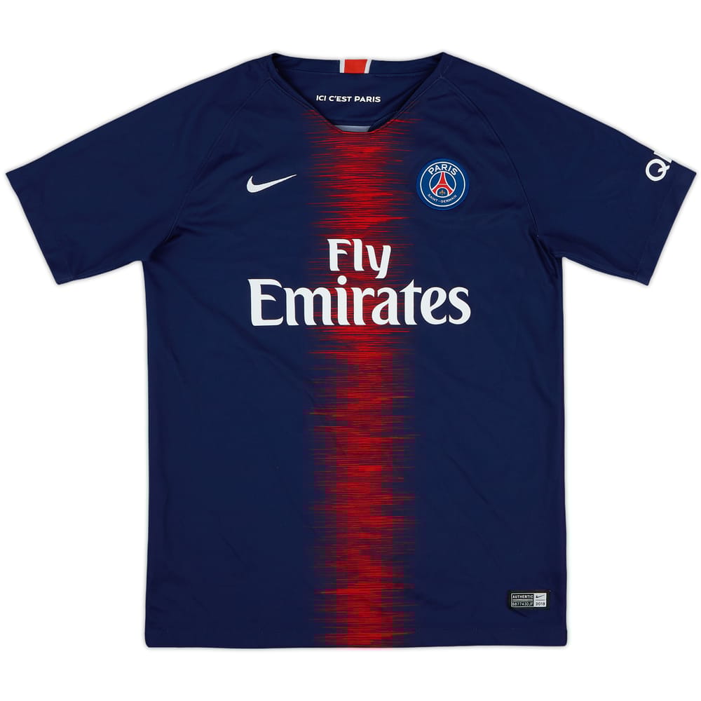 2018-19 Paris Saint-Germain Home Shirt - 9/10 - (XL.Boys)
