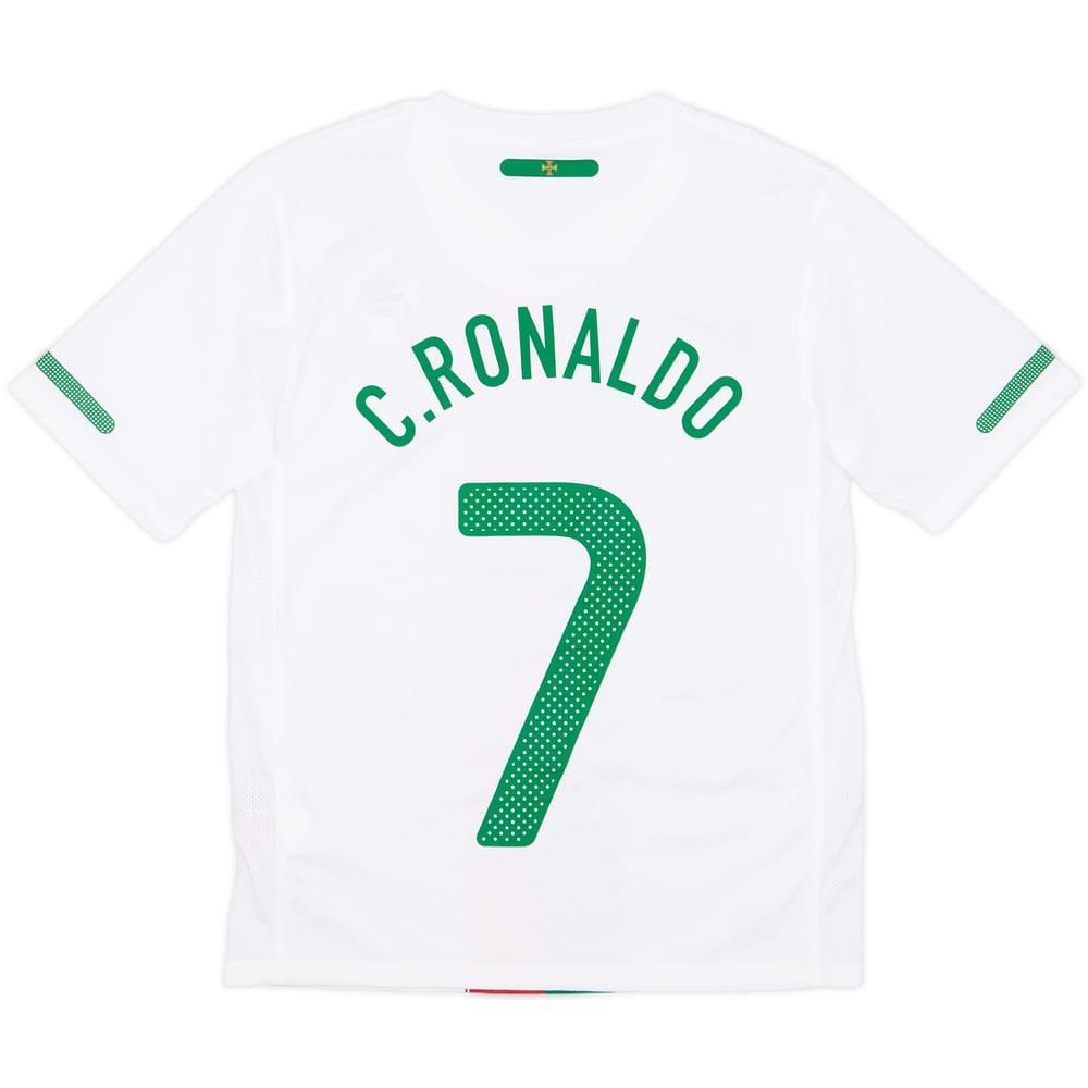 2010-11 Portugal Away Shirt C.Ronaldo #7 - 8/10 - (L.Boys)