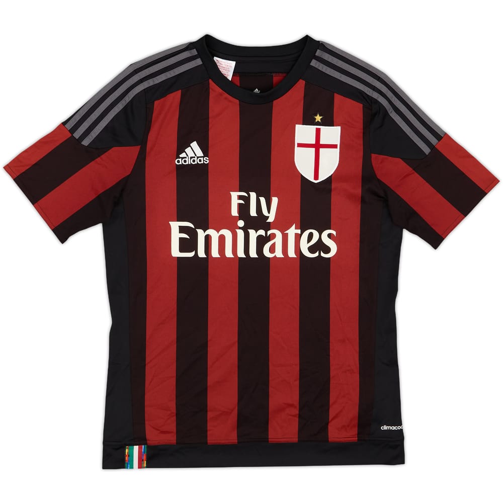 2015-16 AC Milan Home Shirt - 10/10 - (XL.Boys)