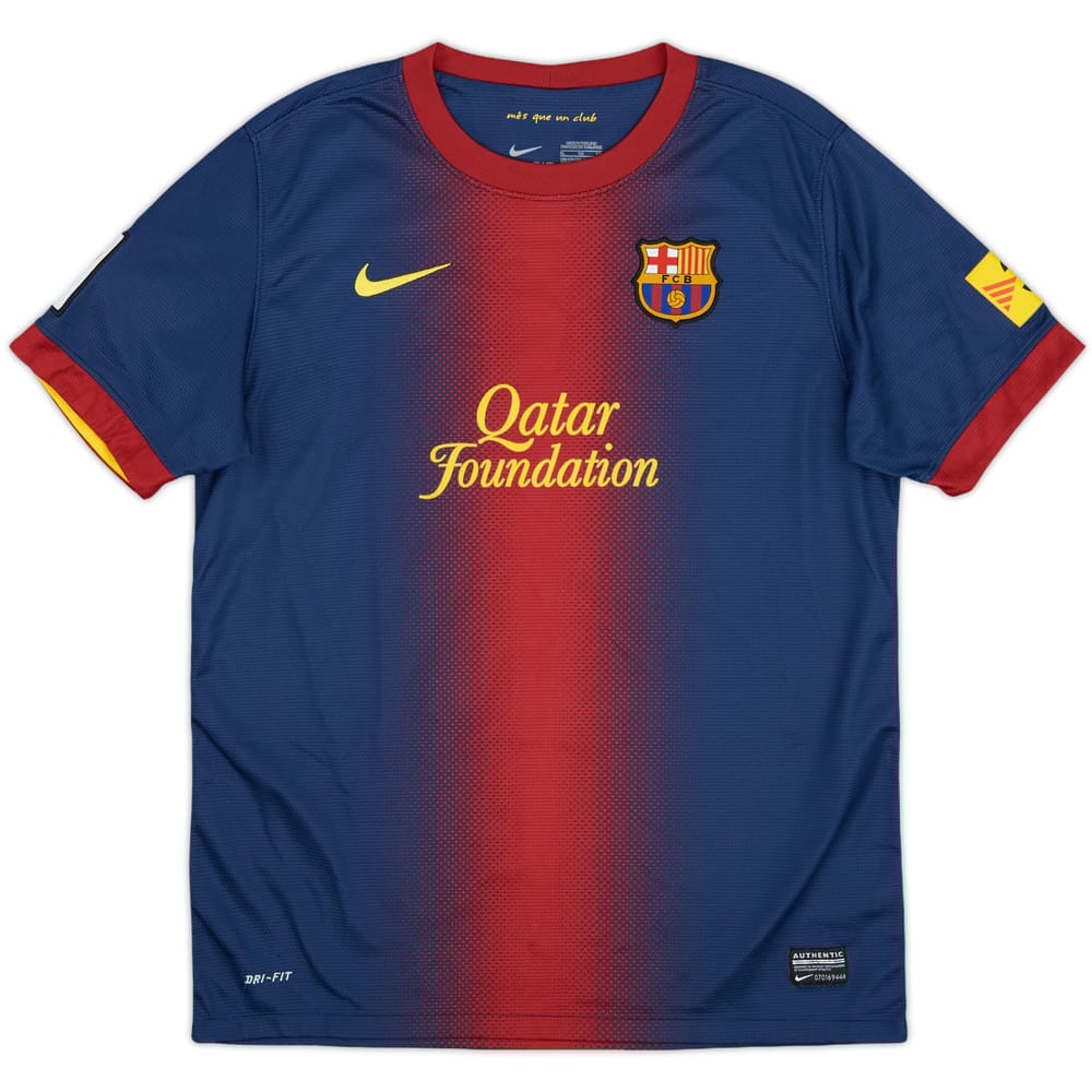 2013-14 Barcelona Home Shirt - 8/10 - (XL.Boys)