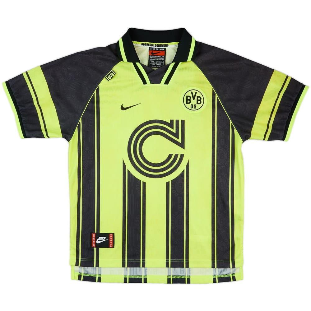 1996-97 Borussia Dortmund CL Home Shirt #18 - 8/10 - (M)