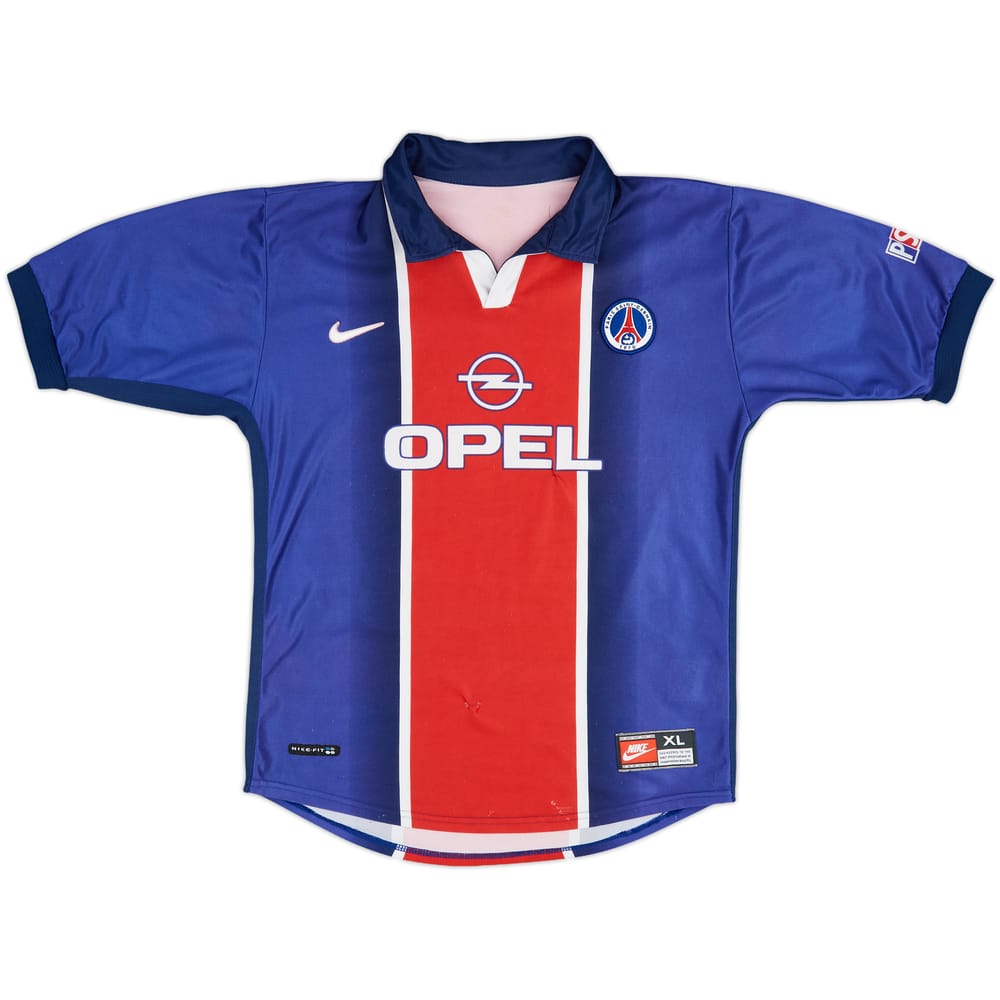 1998-99 Paris Saint-Germain Home Shirt - 4/10 - (L)
