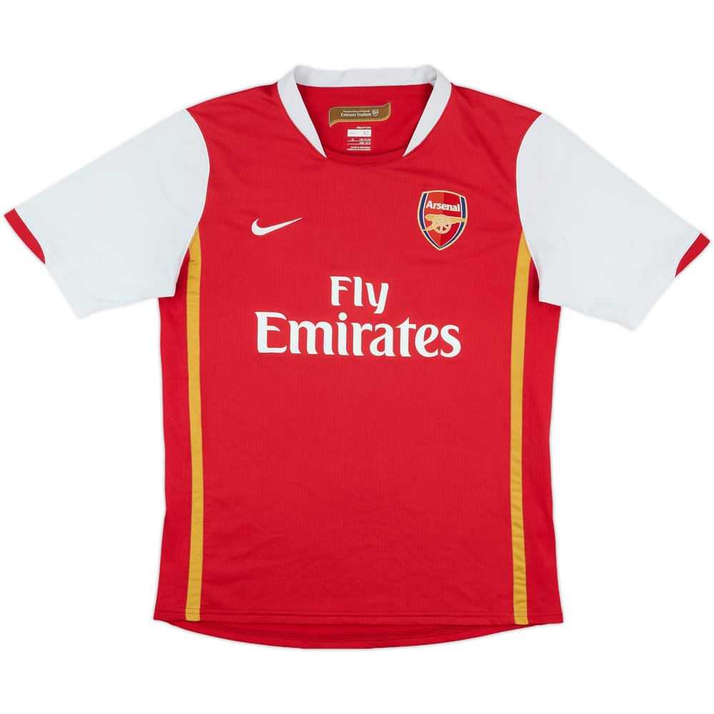 2006-08 Arsenal Home Shirt - 6/10 - (XL.Boys)
