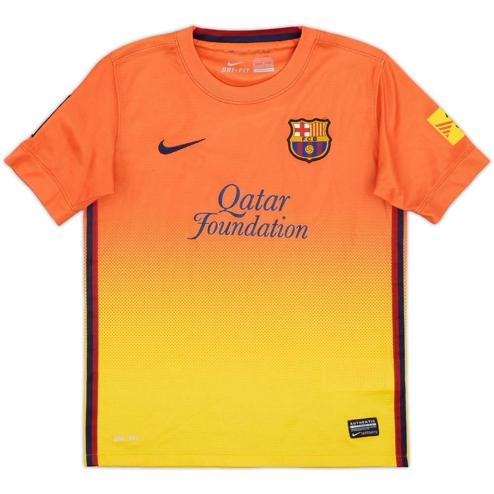 2012-13 Barcelona Away Shirt - 6/10 - (M.Boys)