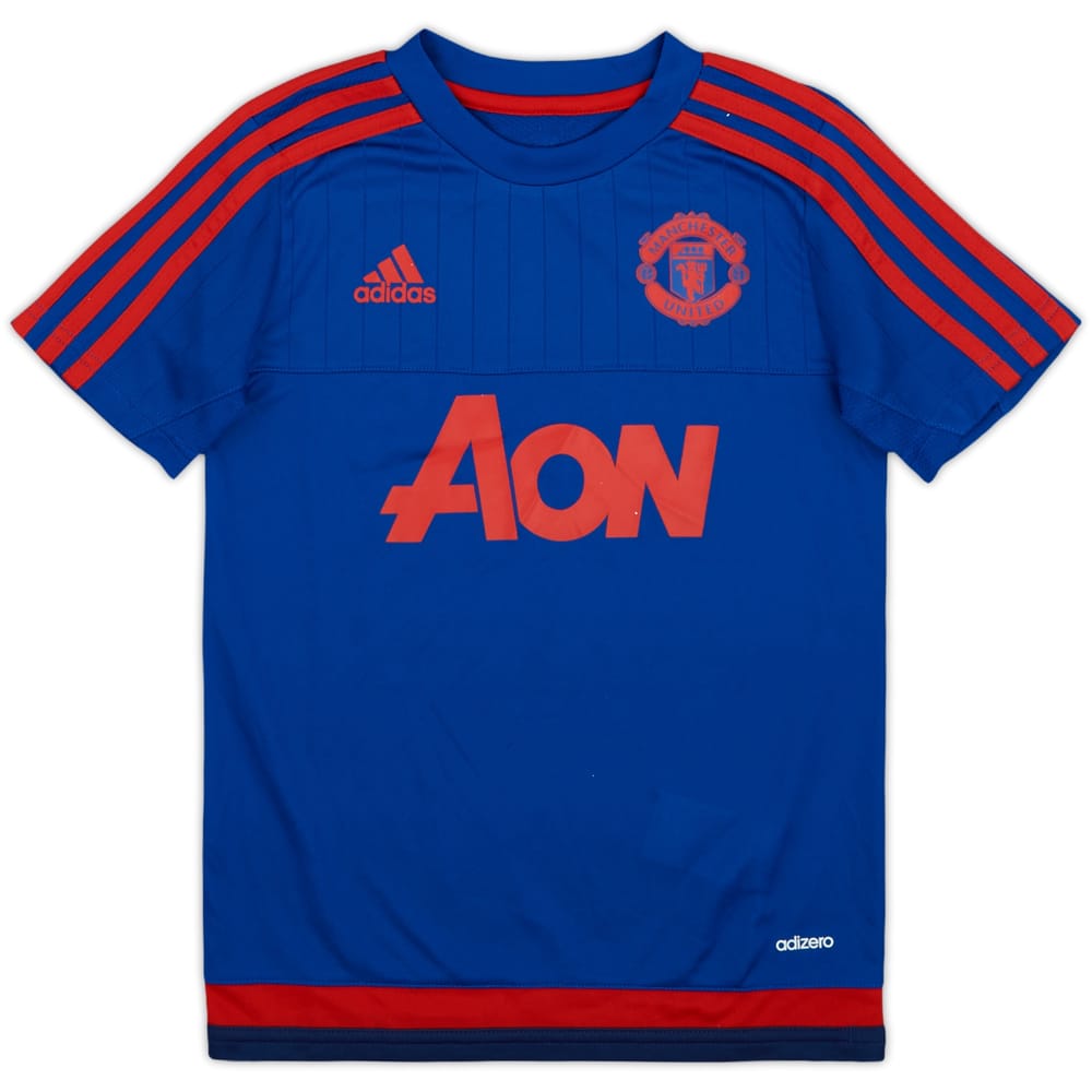 2015-16 Manchester United adizero Training Shirt - 8/10 - (7-8 Years)