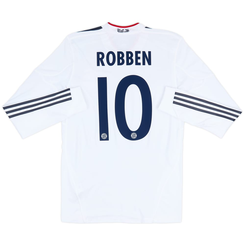2010-11 Bayern Munich Player Issue Away L/S Shirt Robben #10 - 10/10 - (S)