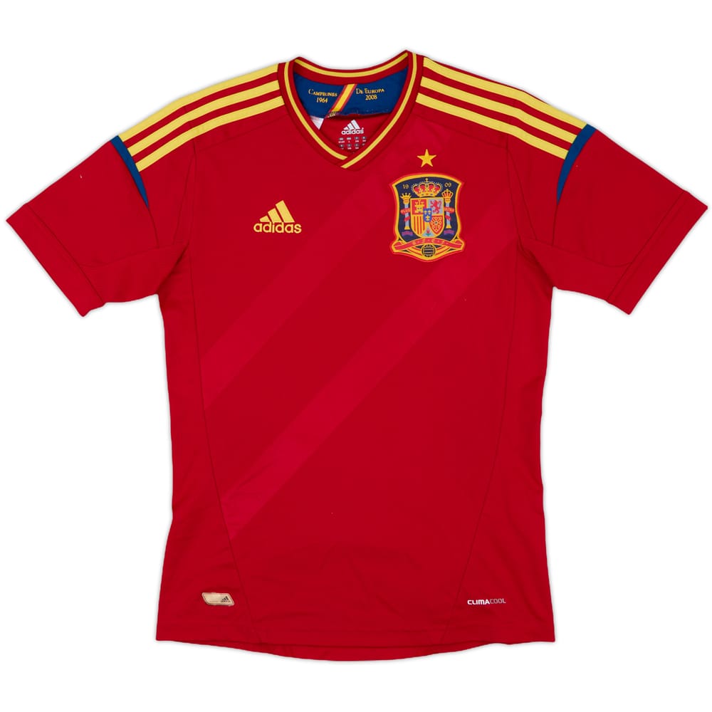 2011-12 Spain Home Shirt - 8/10 - (L.Boys)
