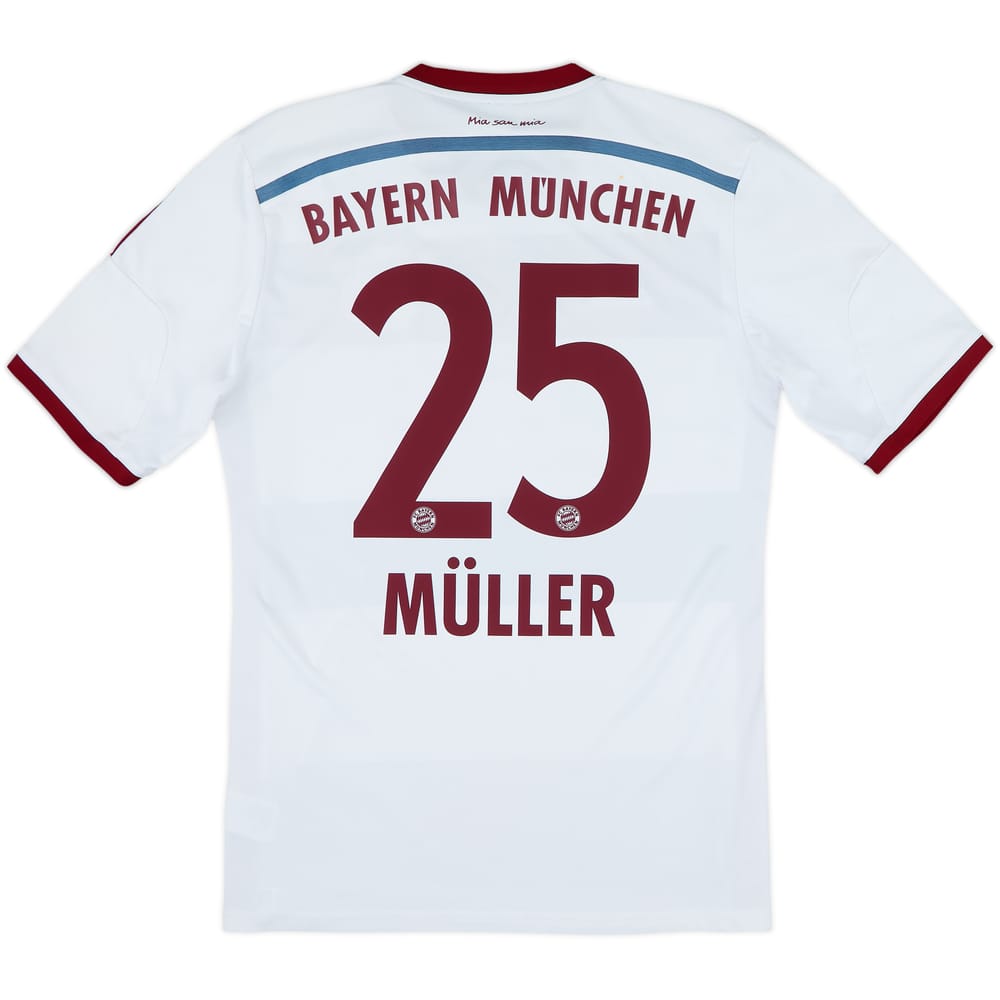 2014-15 Bayern Munich Away Shirt Muller #25 - 6/10 - (M)