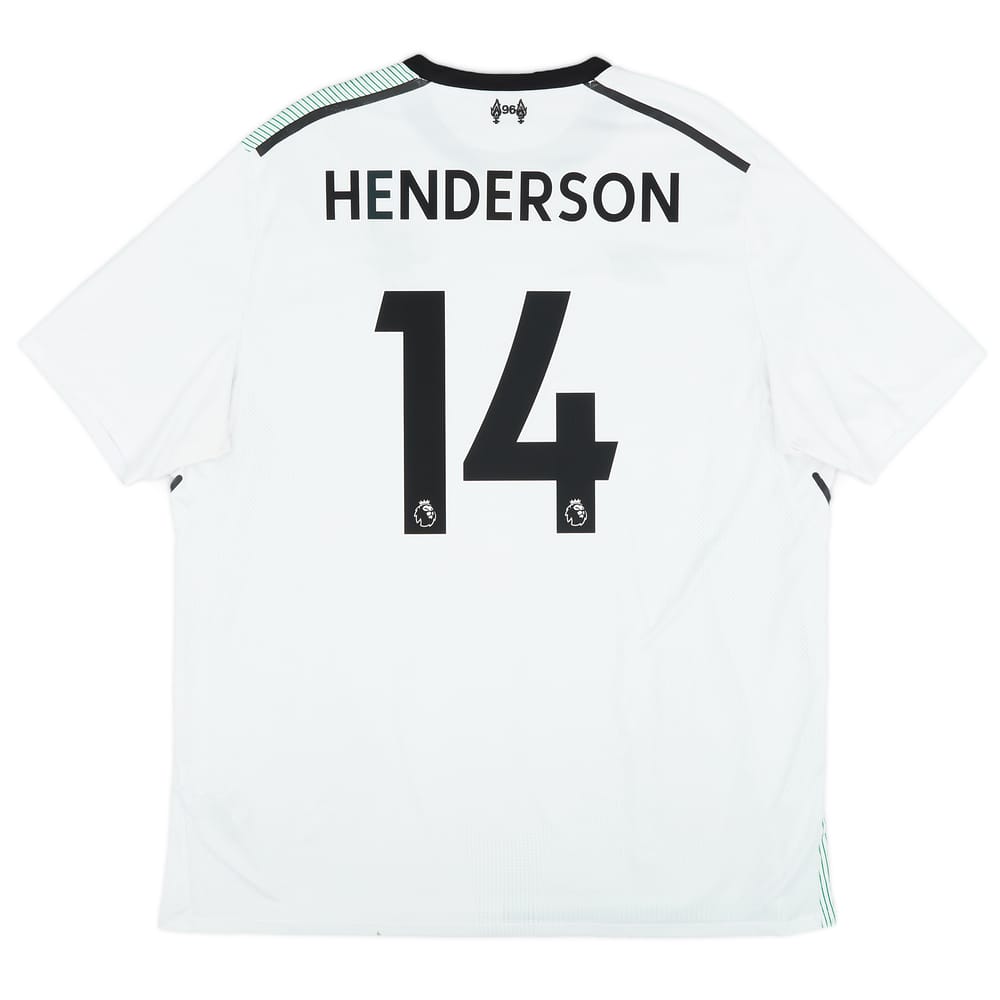 2017-18 Liverpool Away Shirt Henderson #14 - 5/10 - (XXL)