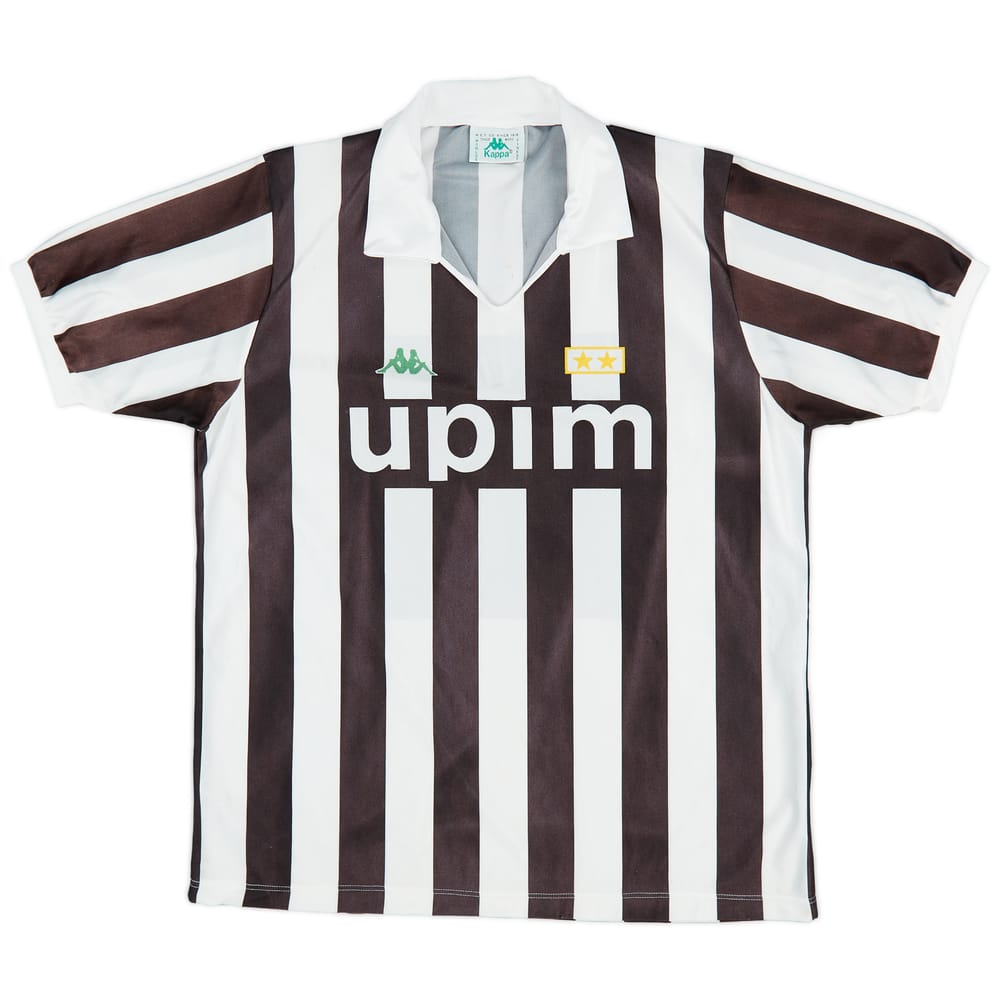 1991-92 Juventus Basic Home Shirt - 8/10 - (L)