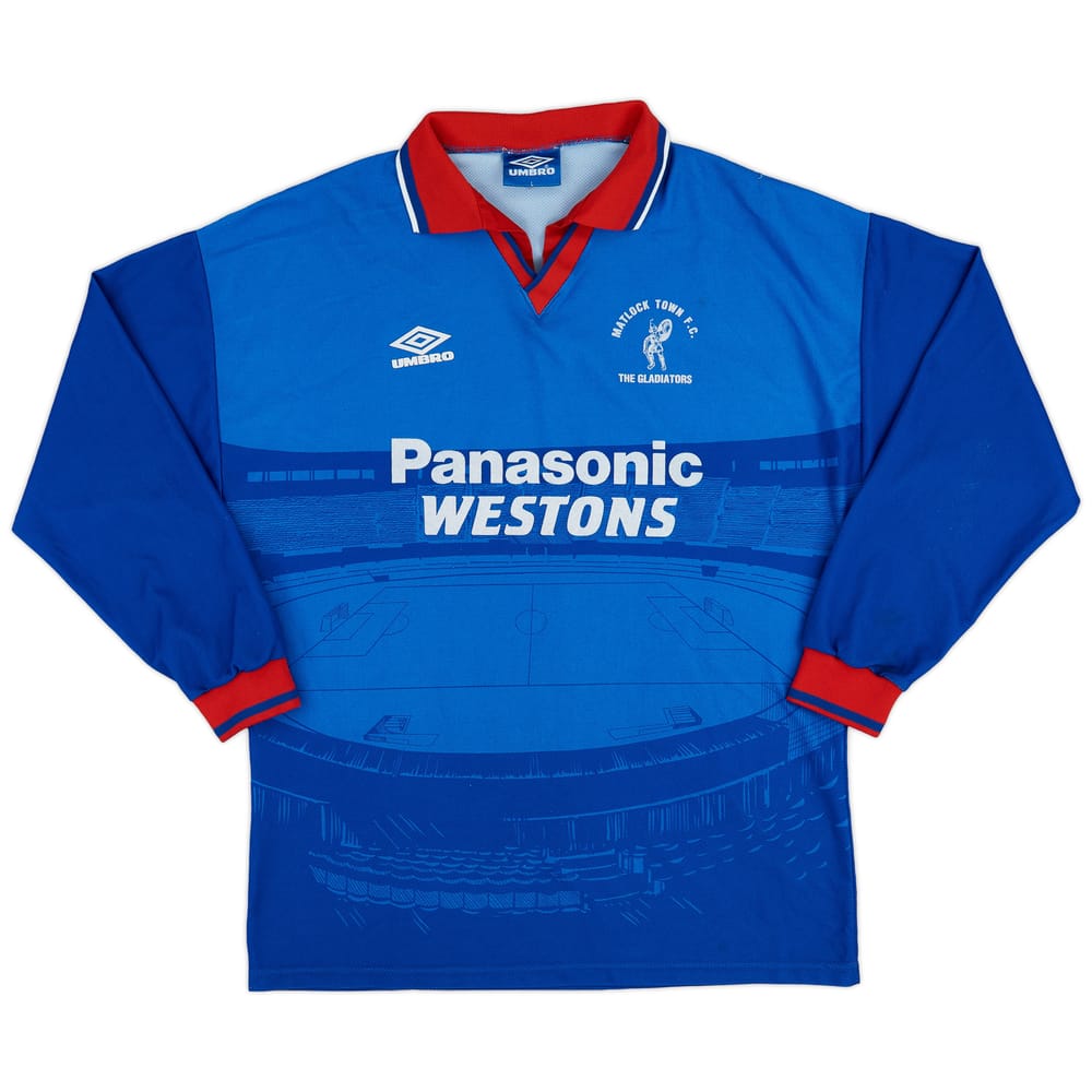 1997-98 Matlock Town Home L/S Shirt - 9/10 - (L)