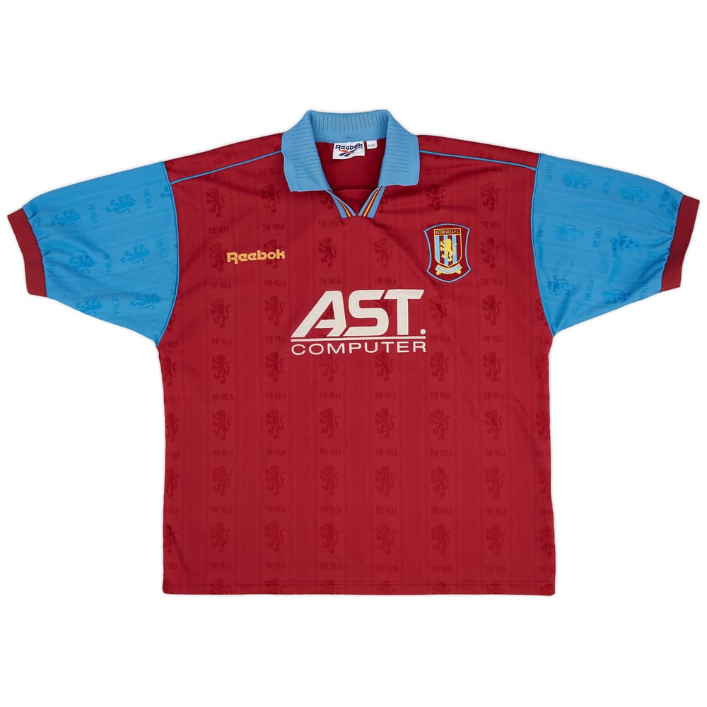 1995-97 Aston Villa Home Shirt - 8/10 - (XL)