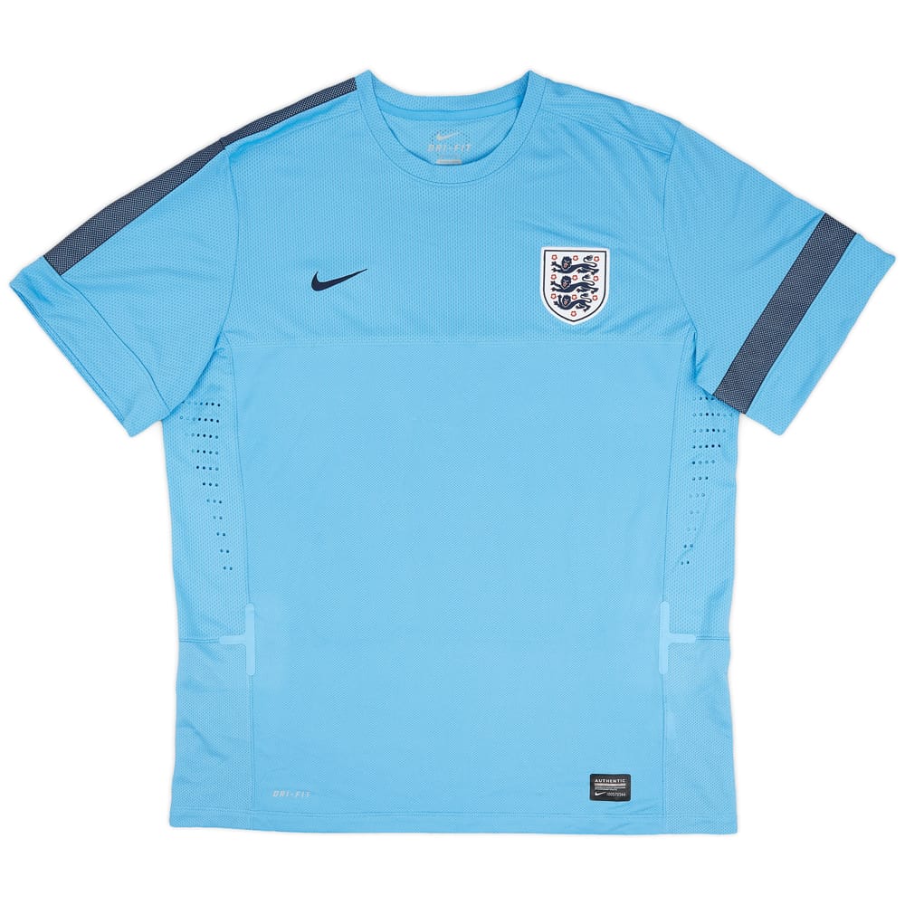 2013-14 England Nike Player Issue Training Shirt - 8/10 - (XXL)