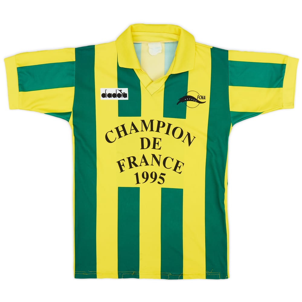 1994-95 Nantes "Champion De France 1995" Home Shirt - 7/10 - (L.Boys)