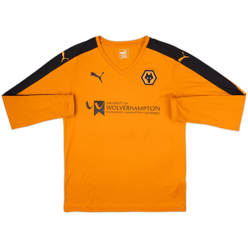 2015-16 Wolves Youth Match Issue Home L/S Shirt #7