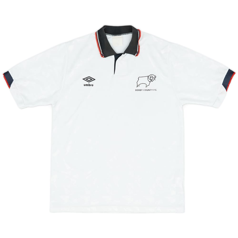 1989-91 Derby County Home Shirt - 8/10 - (L)