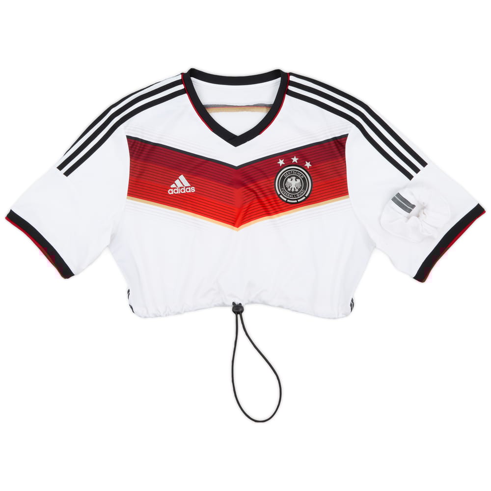 Reworked Germany Crop Top and Scrunchie Set
