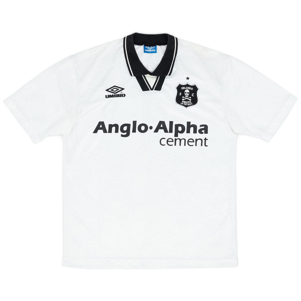 1995-96 Orlando Pirates Home Shirt - 8/10 - (L)