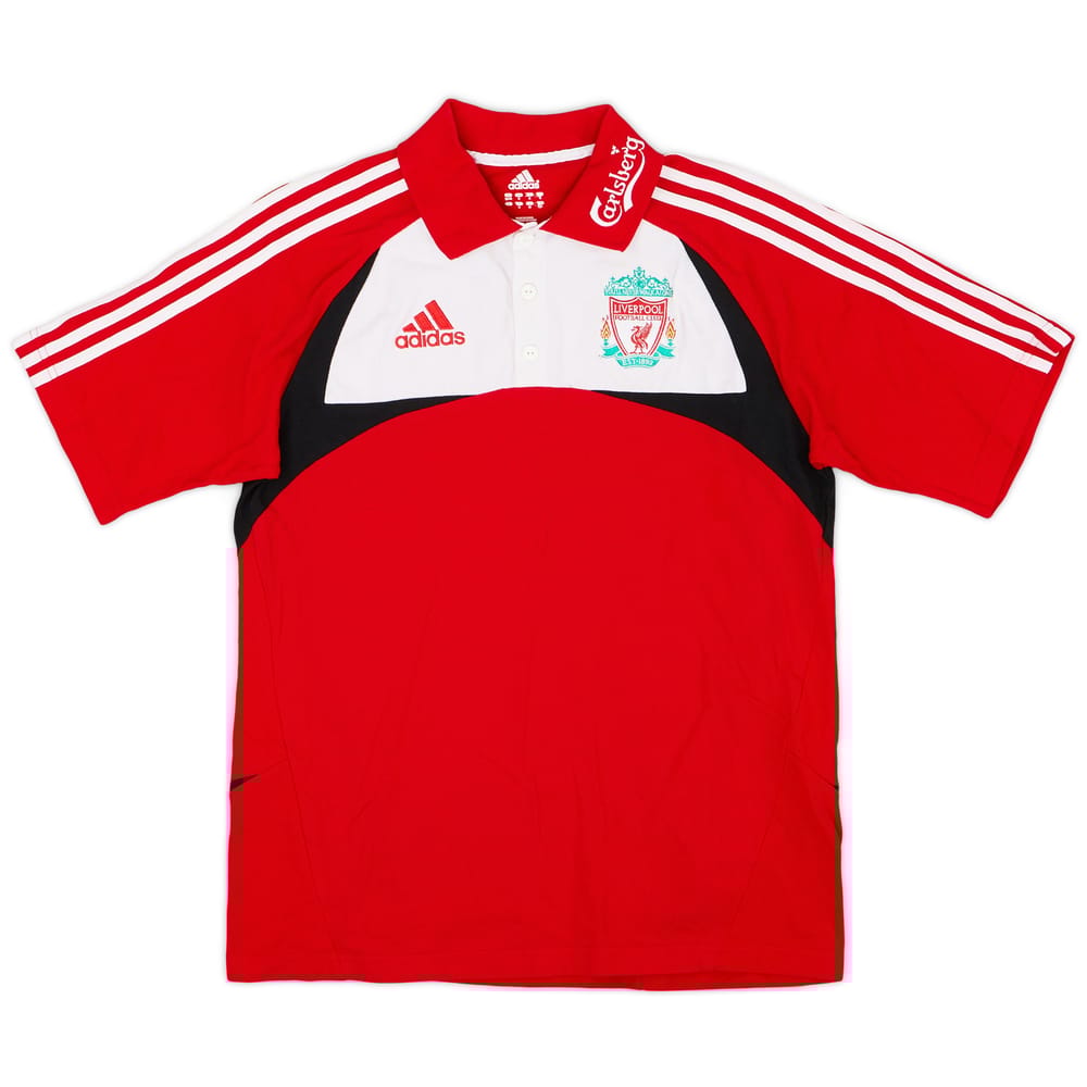 2007-08 Liverpool adidas Polo Shirt - 8/10 - (S)