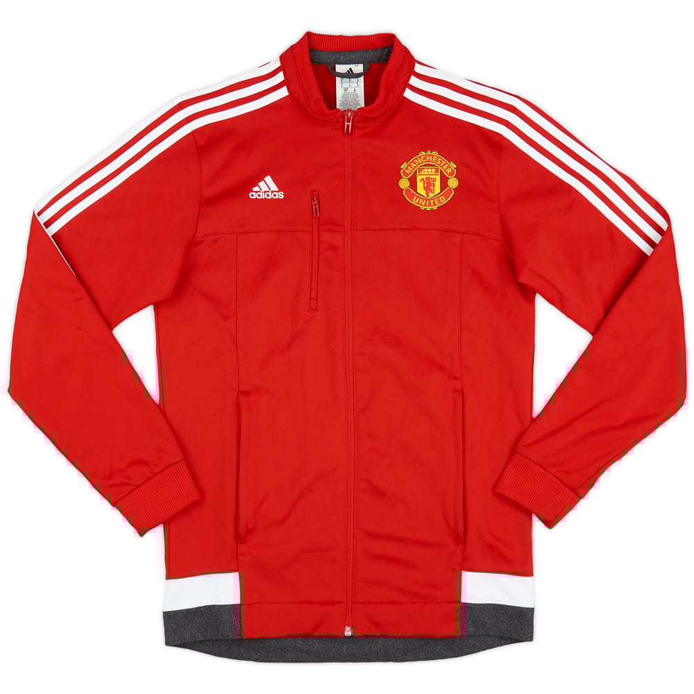 2015-16 Manchester United adidas Track Jacket - 9/10 - (S)
