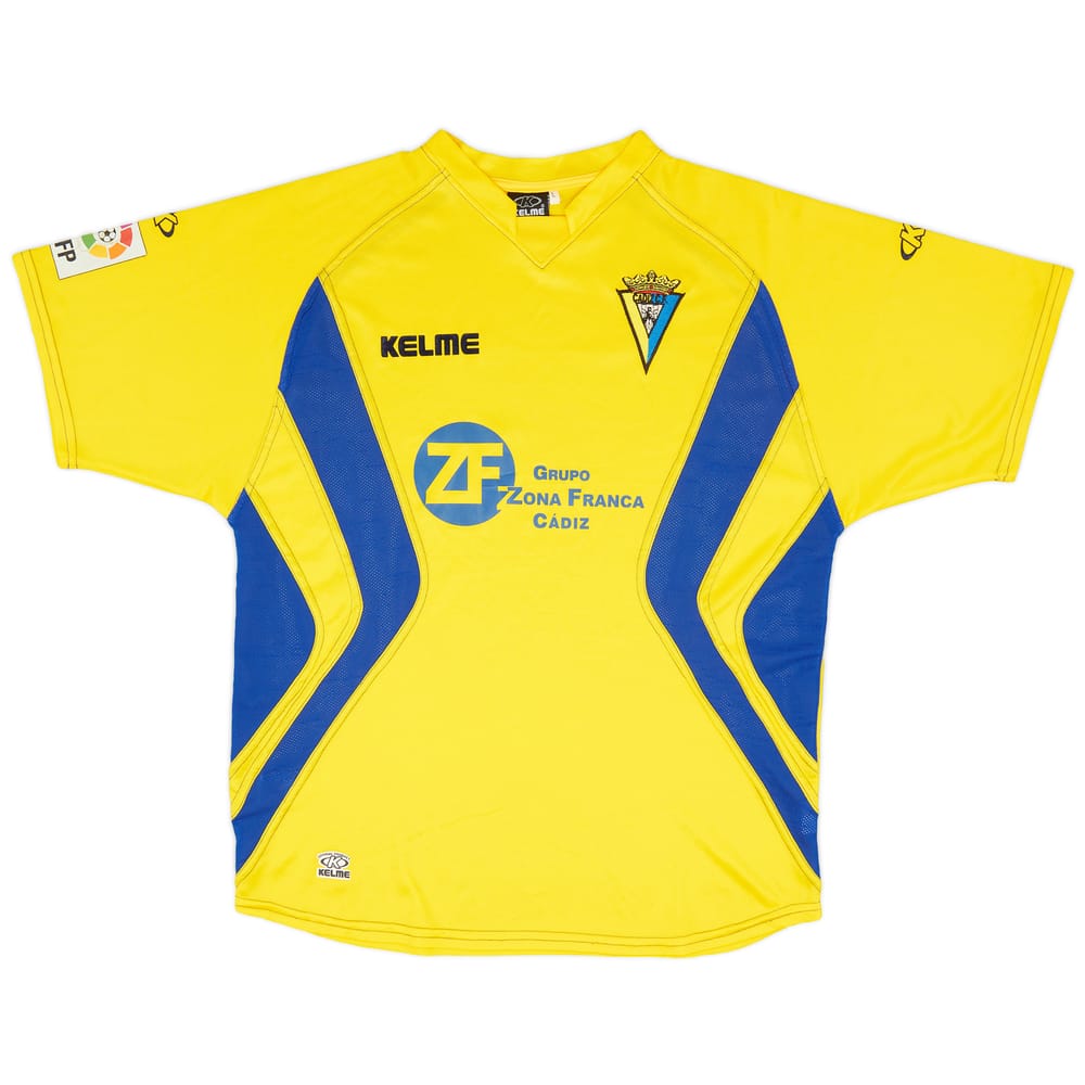 2003-04 Cadiz Home Shirt - 8/10 - (L)