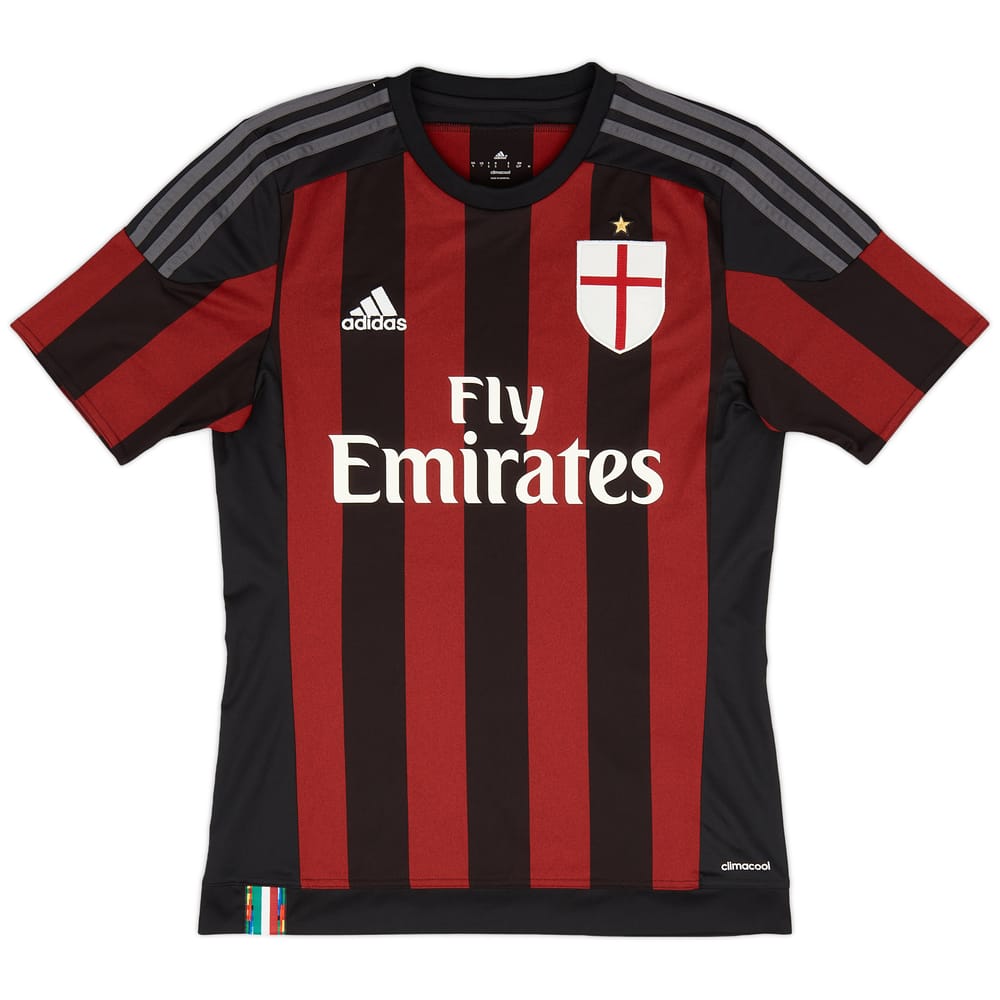 2015-16 AC Milan Home Shirt - 9/10 - (S)
