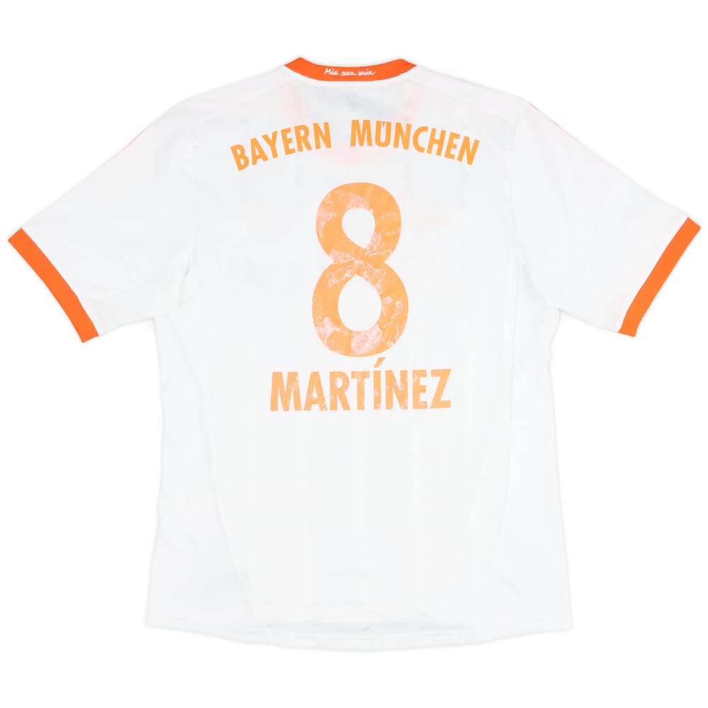 2012-13 Bayern Munich Away Shirt Martinez #8 - 5/10 - (L)