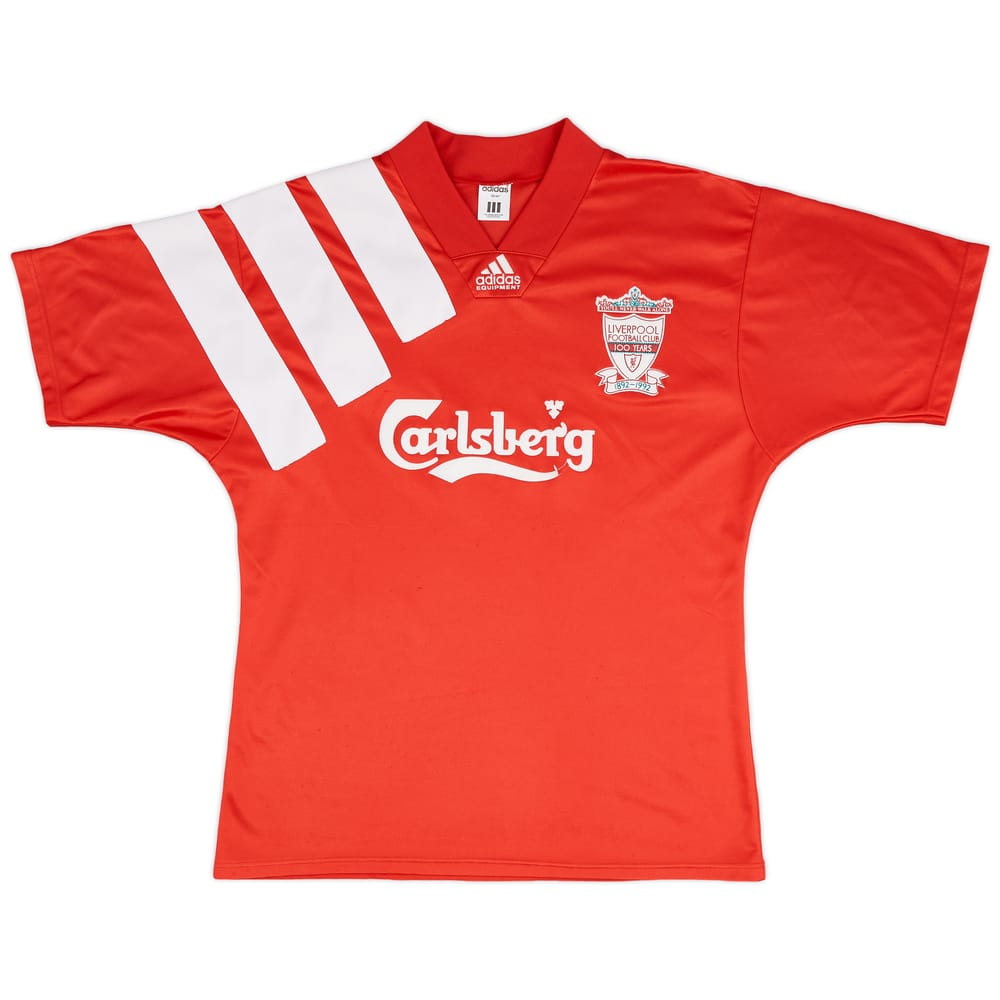 1992-93 Liverpool Centenary Home Shirt - 8/10 - (L)