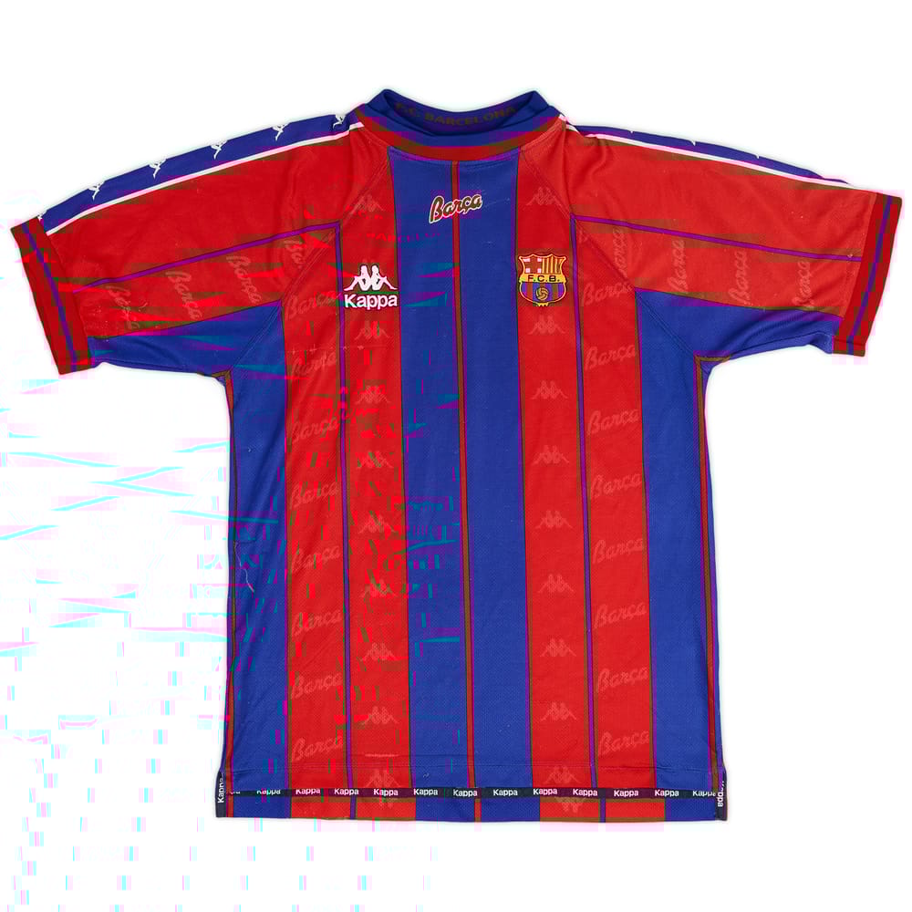 1997-98 Barcelona Home Shirt - 7/10 - (L)