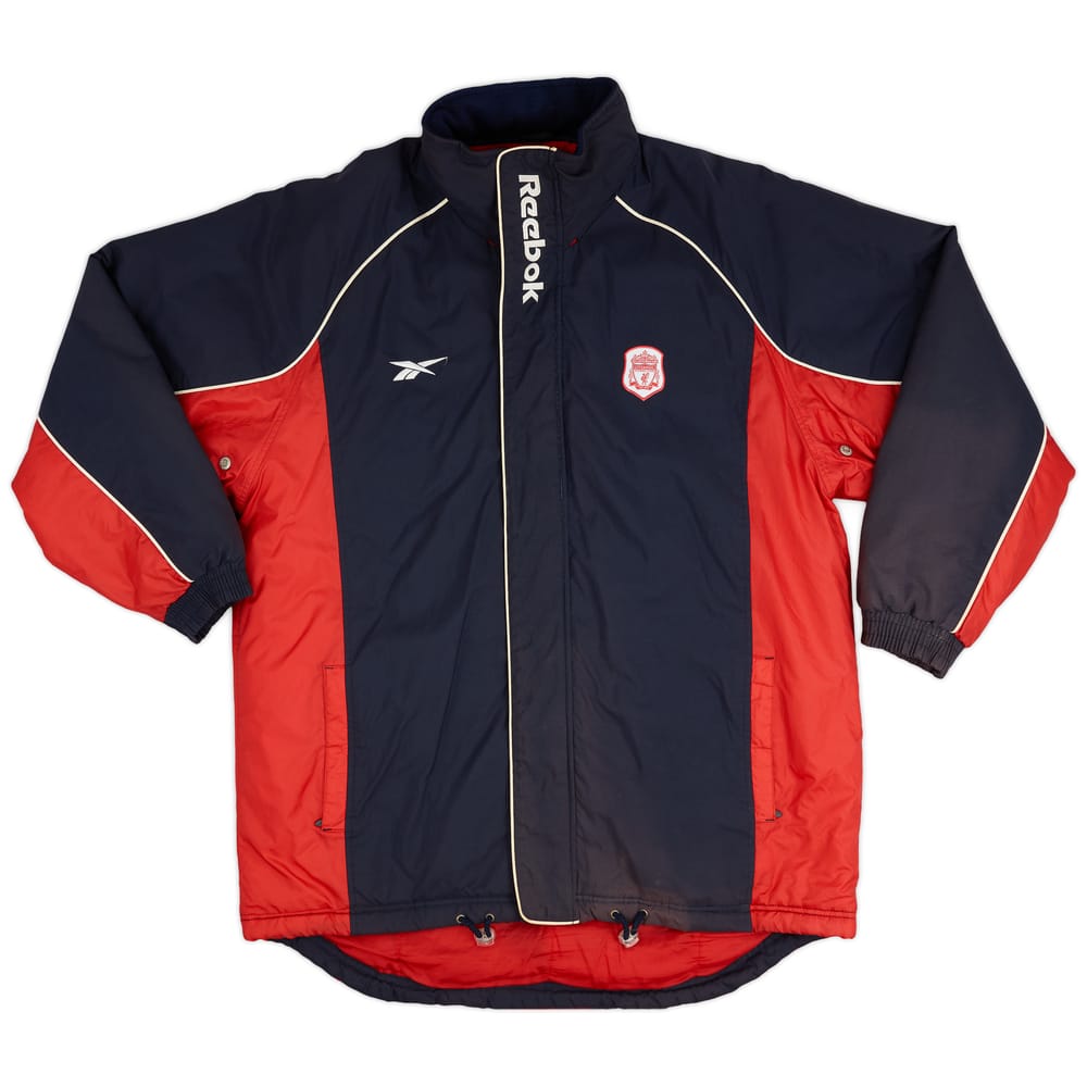 2000-02 Liverpool Reebok Padded Bench Coat - 9/10 - (XL)