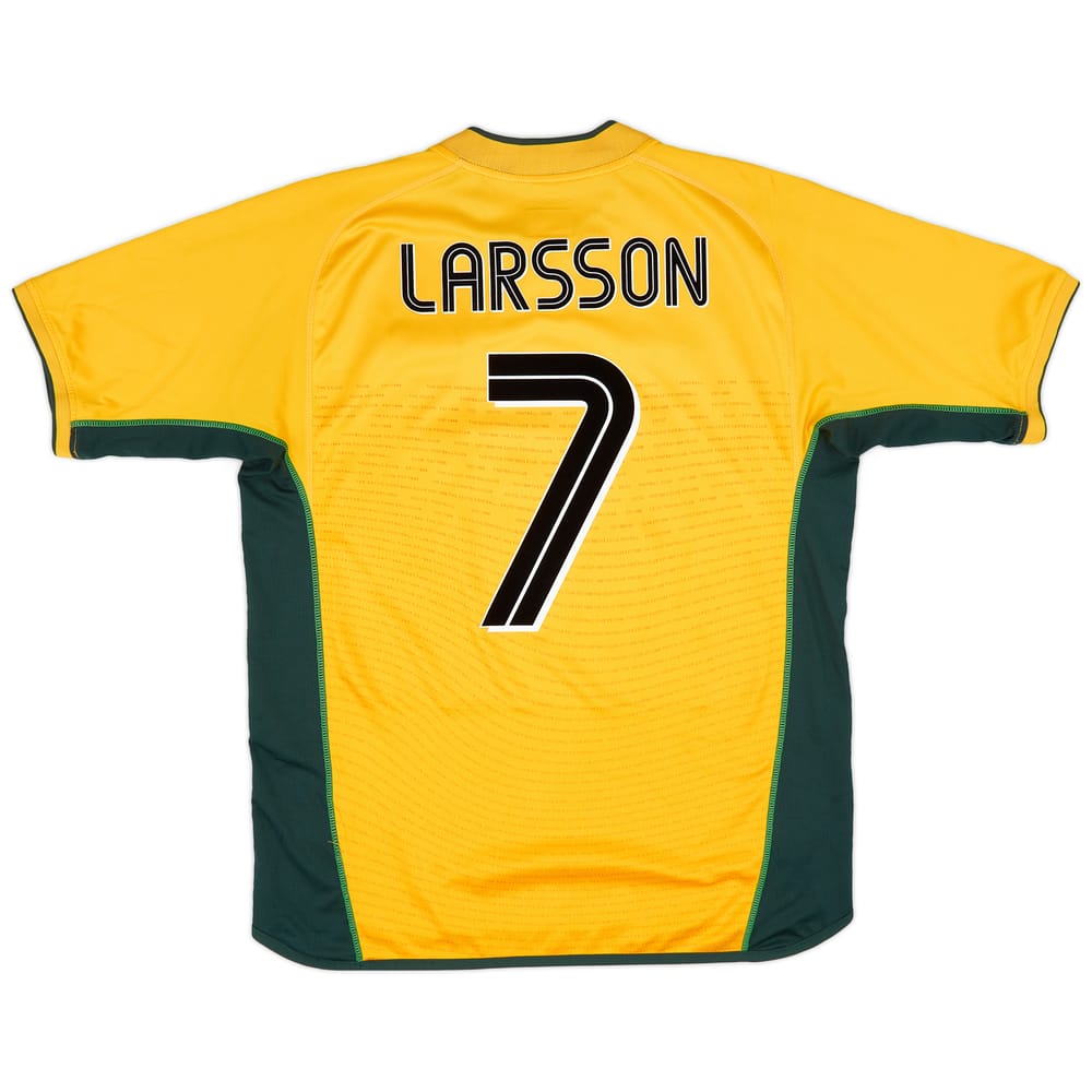 2002-03 Celtic Away Shirt Larsson #7 - 6/10 - (L)