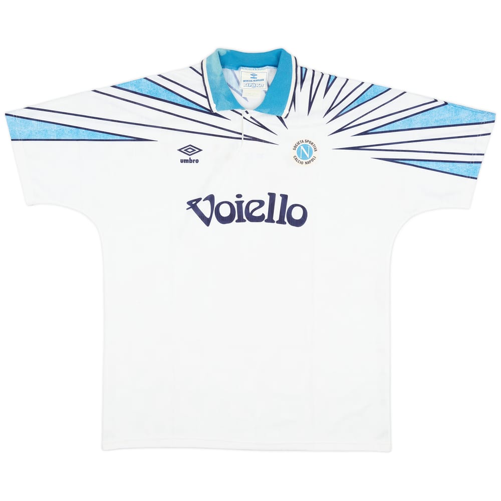 1991-93 Napoli Away Shirt - 7/10 - (XL)