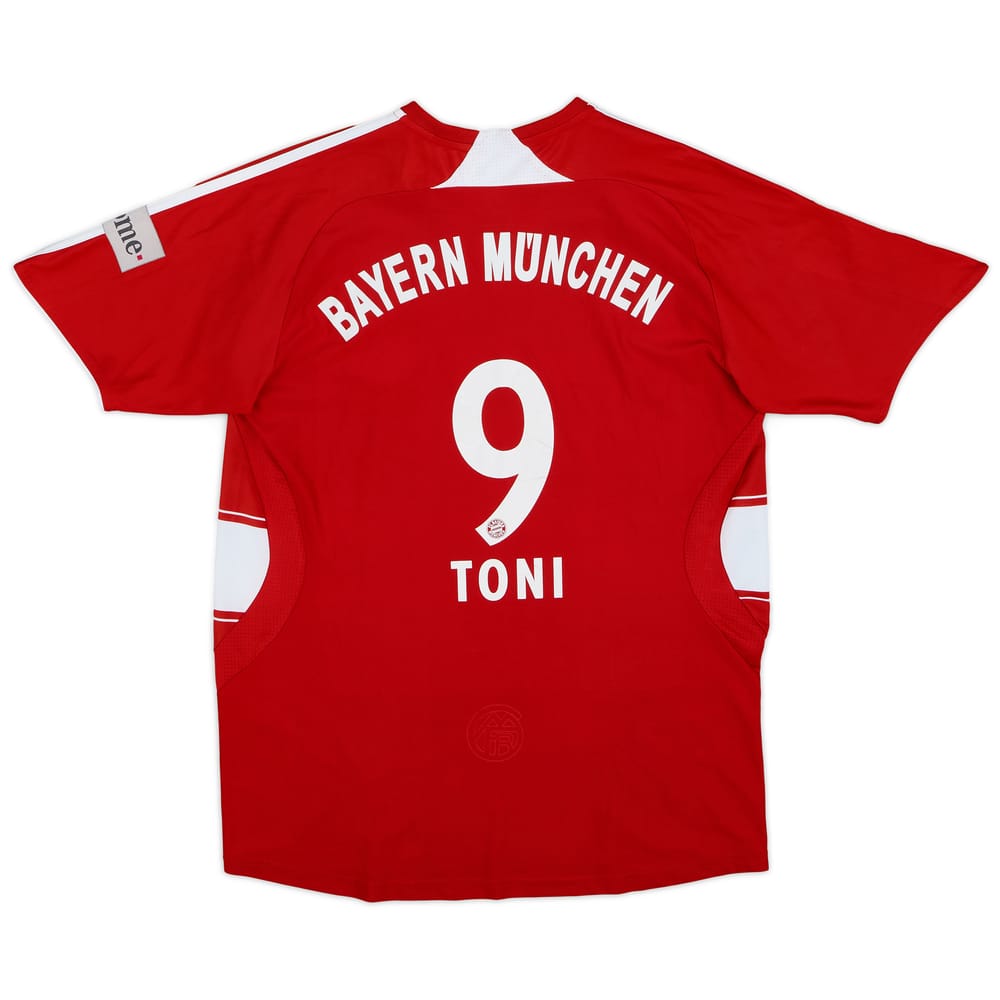 2007-08 Bayern Munich Home Shirt Toni #9 - 6/10 - (XL.Boys)