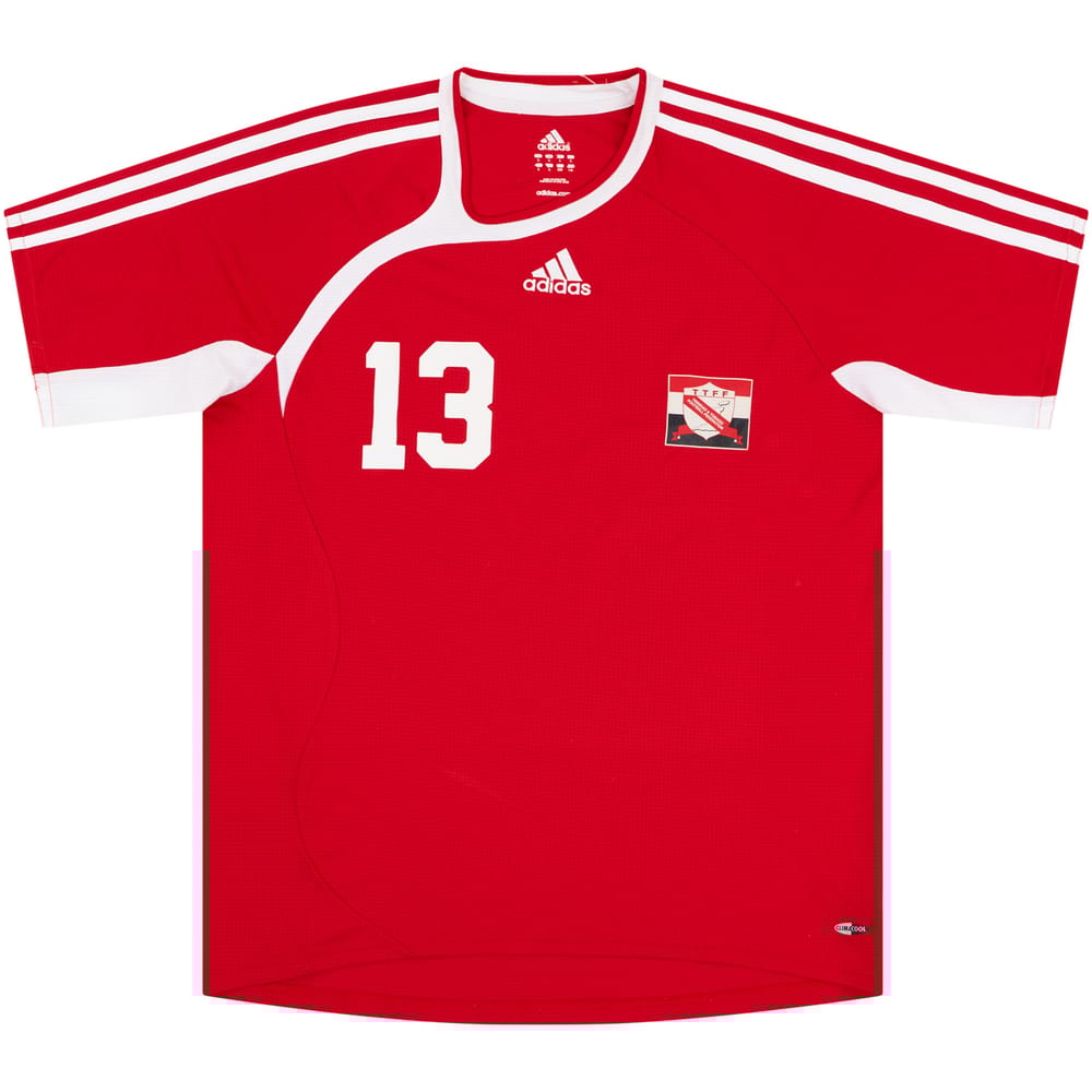 2006 Trinidad & Tobago Match Issue Home Shirt #13 (Glen) v Wales
