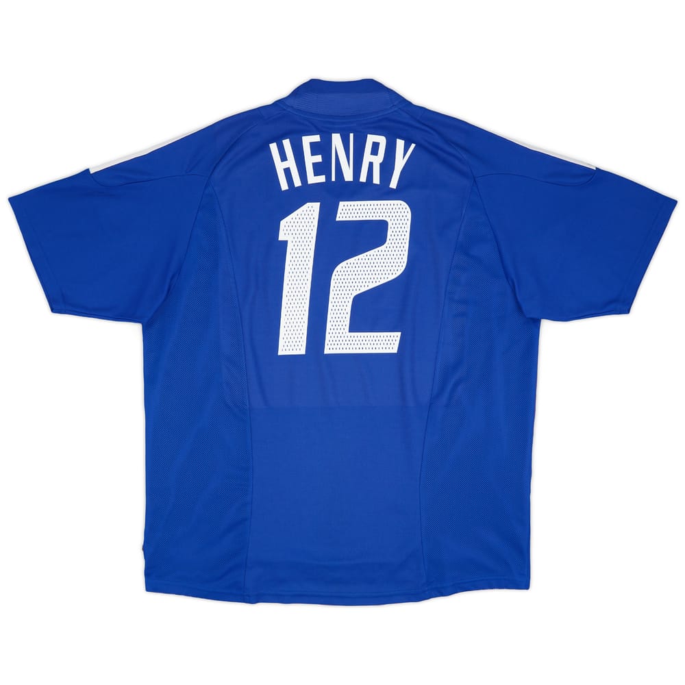 2002-04 France Home Shirt Henry #12 - 9/10 - (XL)