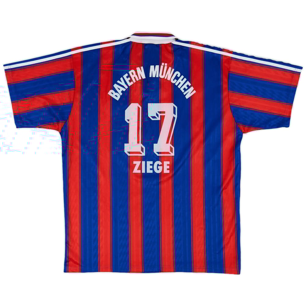 1995-97 Bayern Munich Home Shirt Ziege #17 - 8/10 - (L/XL)