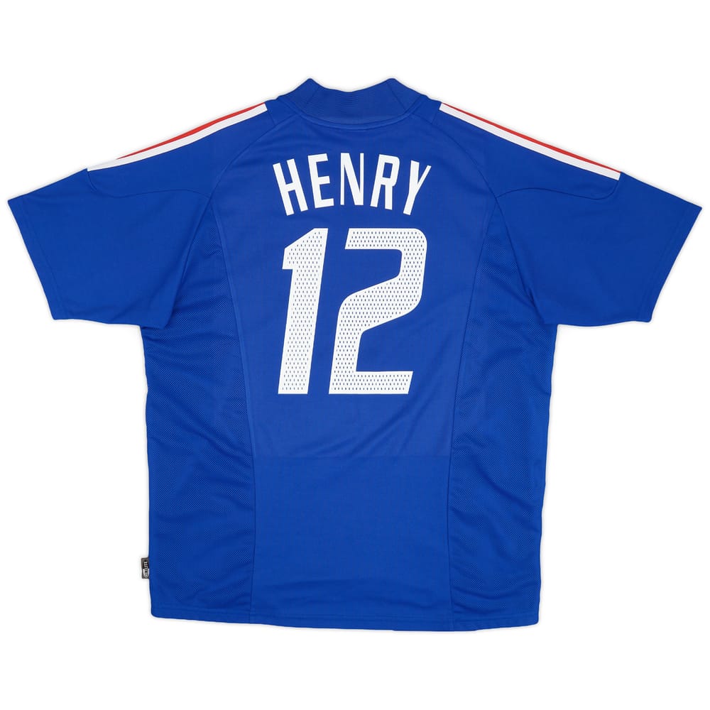 2002-04 France Home Shirt Henry #12