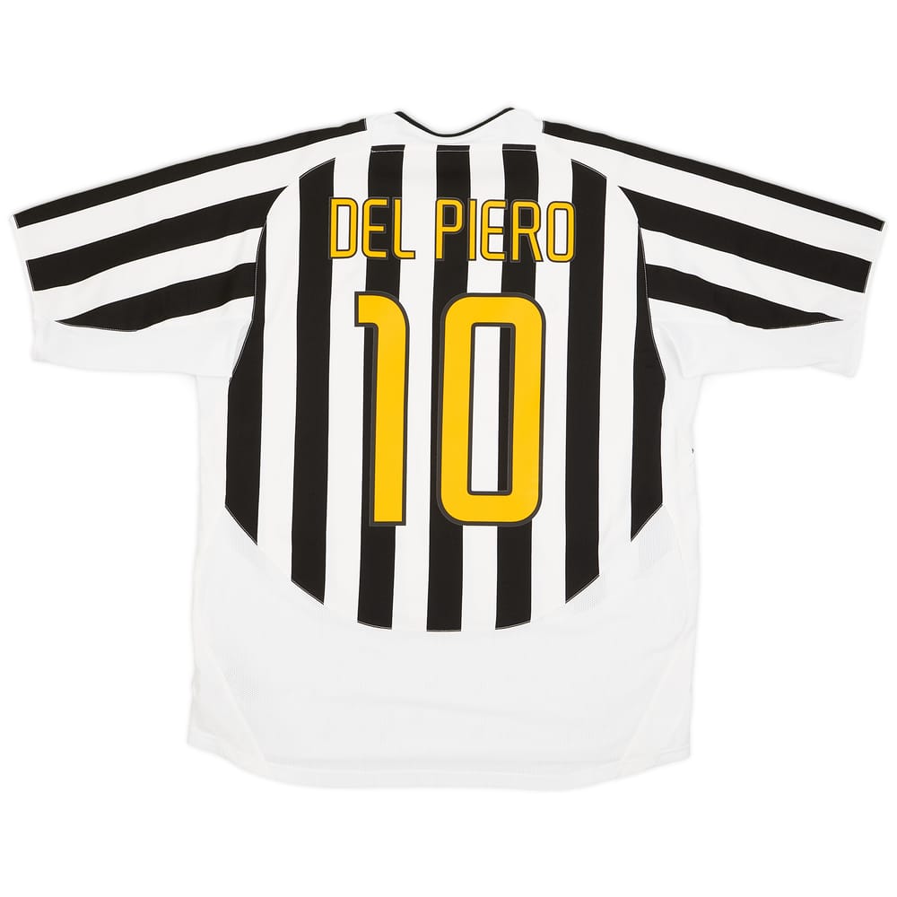 2003-04 Juventus Home Shirt Del Piero #10 - 9/10 - (XL)
