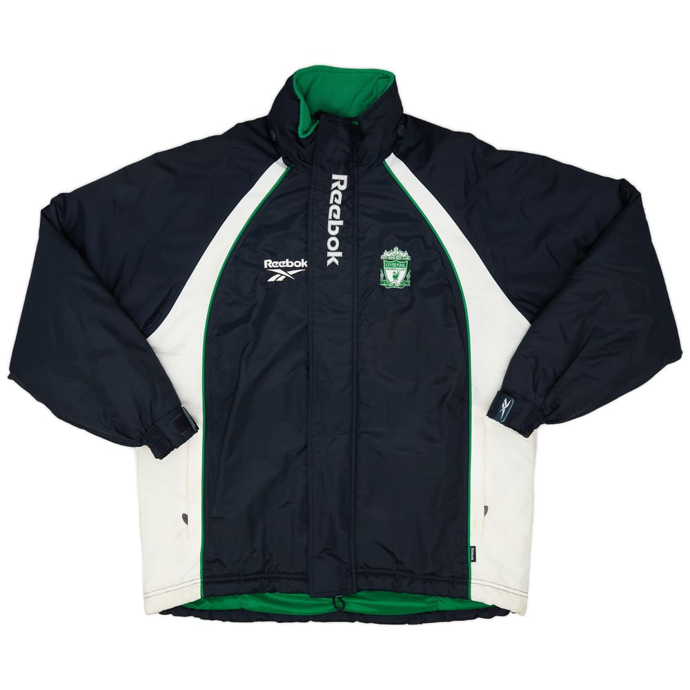 1999-01 Liverpool Reebok Padded Bench Coat - 8/10 - (S)