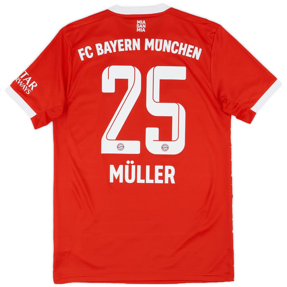 2022-23 Bayern Munich Home Shirt Muller #25 - 10/10 - (S)