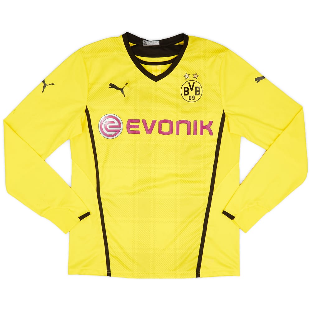 2013-14 Borussia Dortmund Home L/S Shirt - 5/10 - (L)