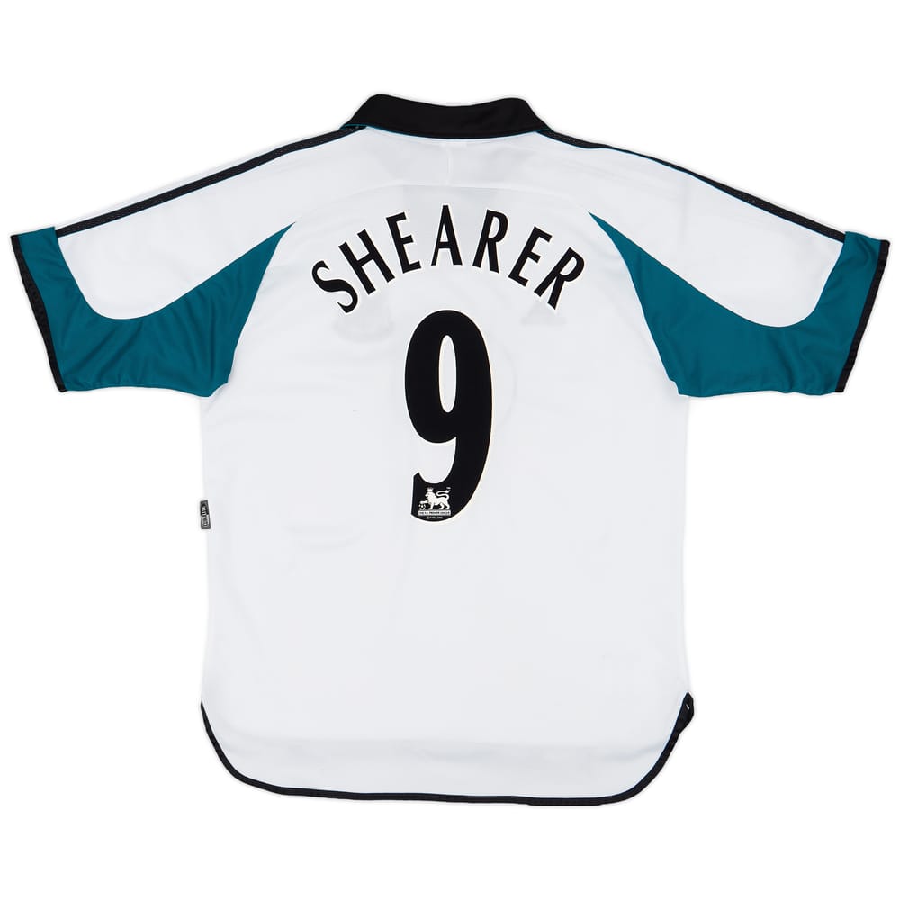 1999-00 Newcastle Away Shirt Shearer #9 - 8/10 - (L)