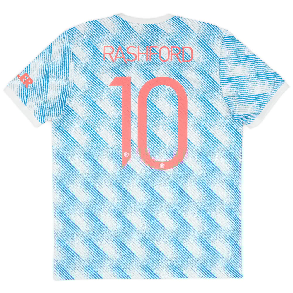 2021-22 Manchester United Away Shirt Rashford #10 - 8/10 - (L)
